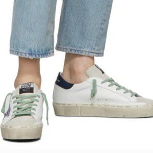 Golden goose exclusive white and blue limited edit